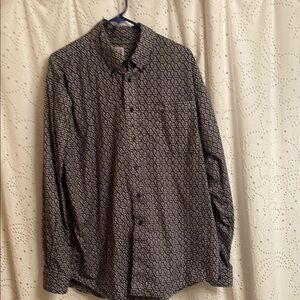 Cinch Black Casual Button Down Shirt with Classic Style